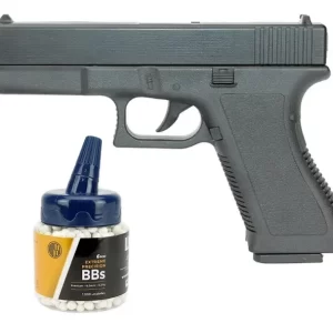 Pistola De Airsoft Vigor Glock Gk-v307 Spring Cal 6mm Rossi + 1000 Esfera BBs