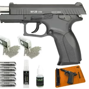 Pistola De Pressão Co2 Blowback Cz300 W129 Wingun 4,5 + Tapete + Co2 + BBS + Kamuff + Óleo