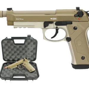 Pistola de Airsoft Green Gas M9 A3 TN Full Metal com Blowback 6mm QGK